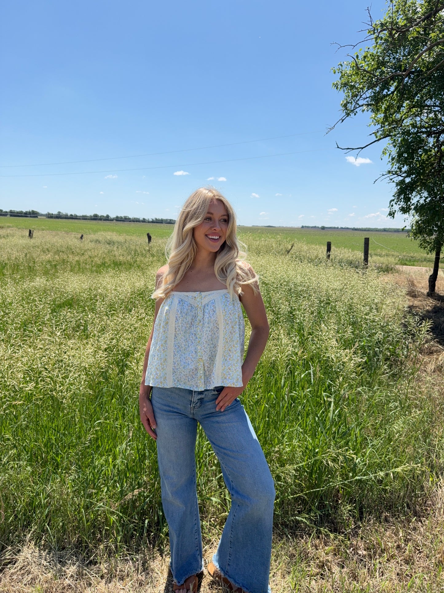 Willow Mid Rise Wide Leg Jeans