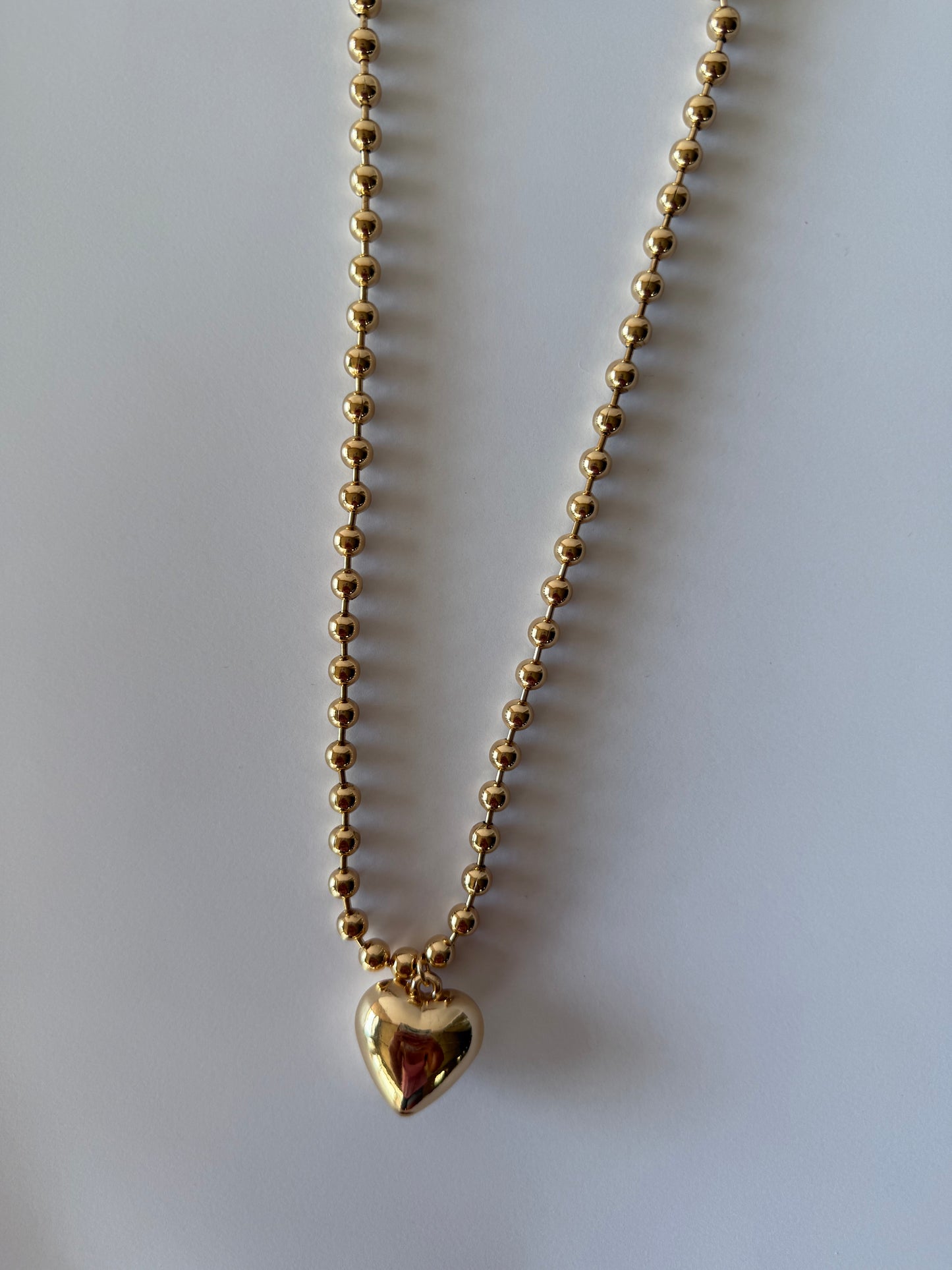 Gold Dipped Heart Necklace