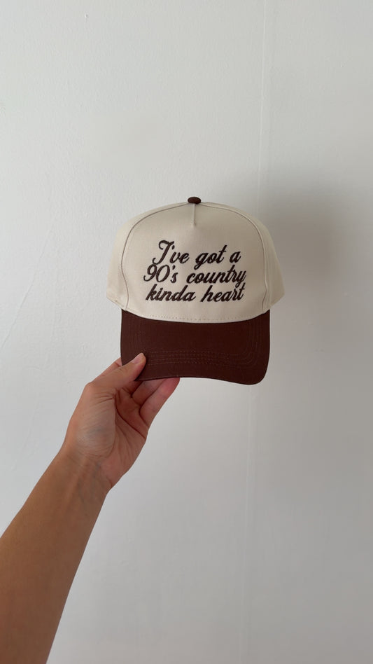 90s Kinda Heart Hat