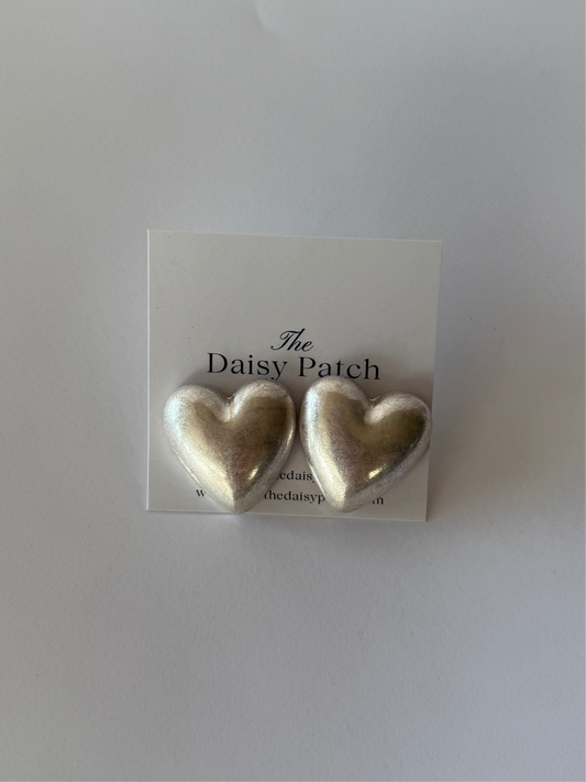 Chunky Heart Earrings
