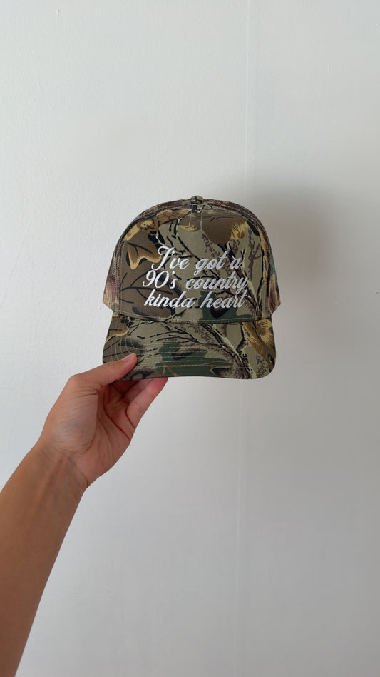 90s Kinda Heart Hat