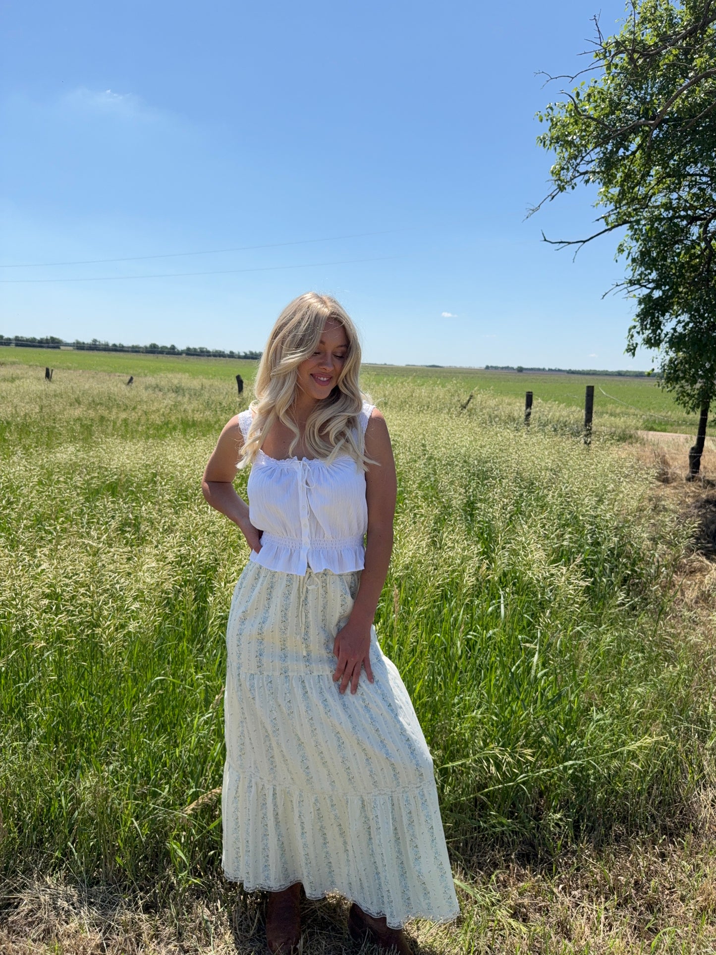 Winnie Floral Maxi Skirt
