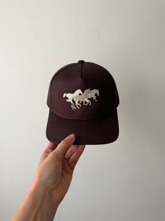 Wild Horses Hat (Brown)