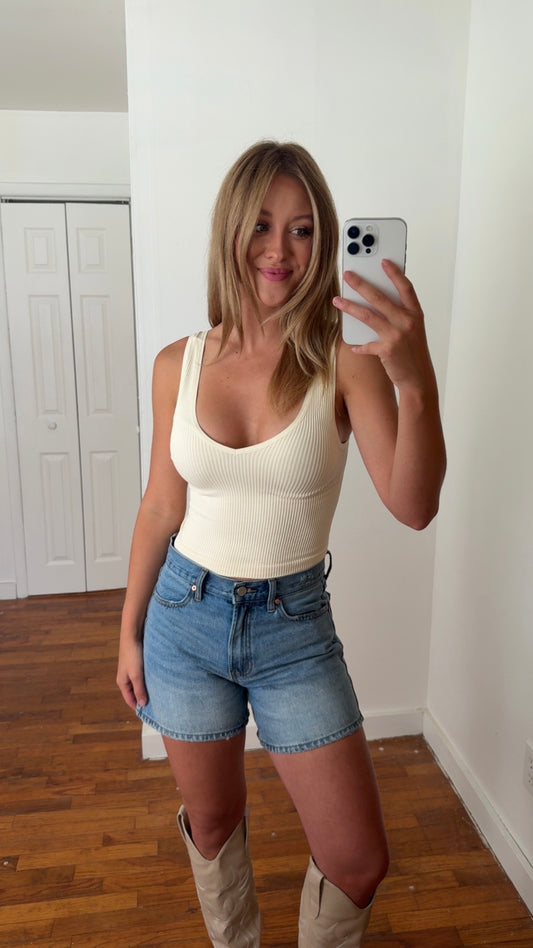 Classic Ribbed Tank (Multiple Colors)