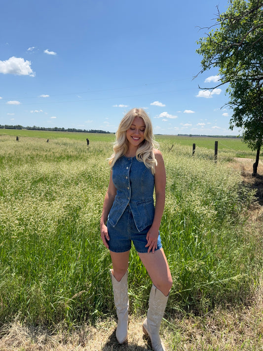 Greta Denim - Shorts