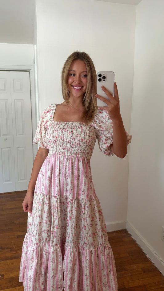 Romee Floral Tiered Maxi