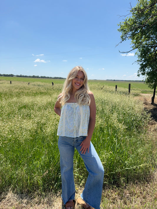 Gracie Floral Lace Tank